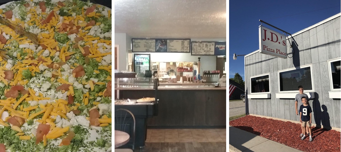 J D's Pizza Place Menu